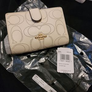 Coach Perforated wallet